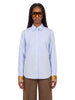 Camicia con ricami Chloris in celeste