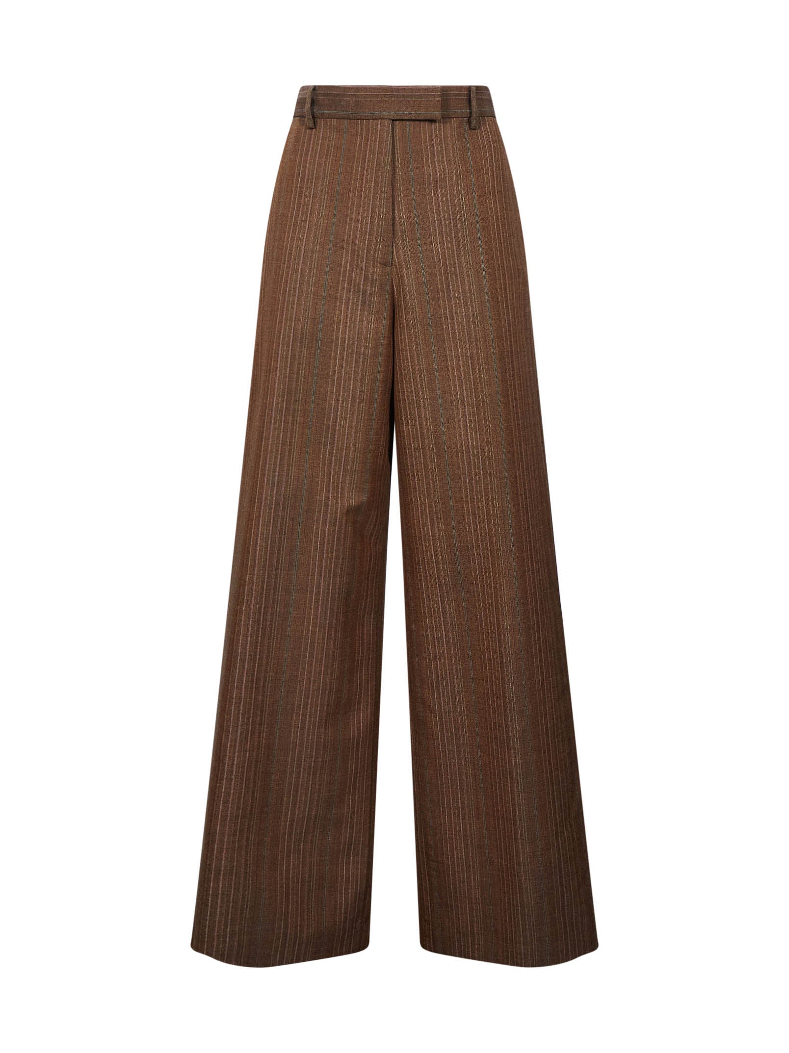 Pantaloni palazzo Penn in marrone 