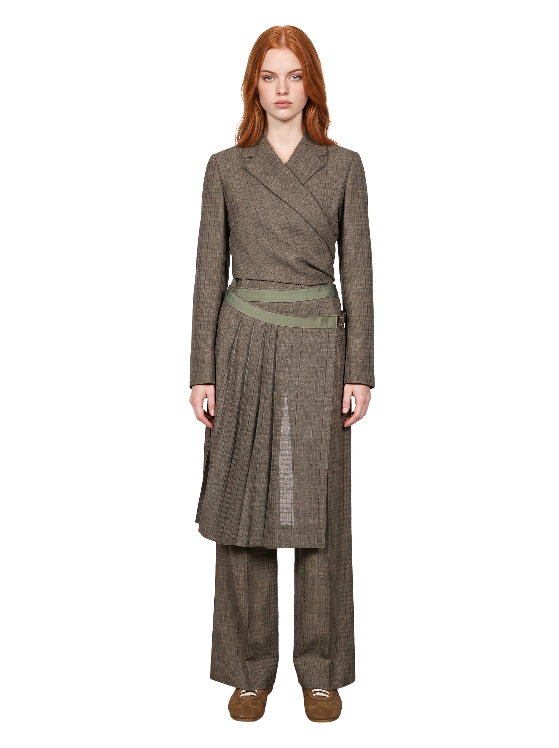 Pantaloni Prestona in grigio 