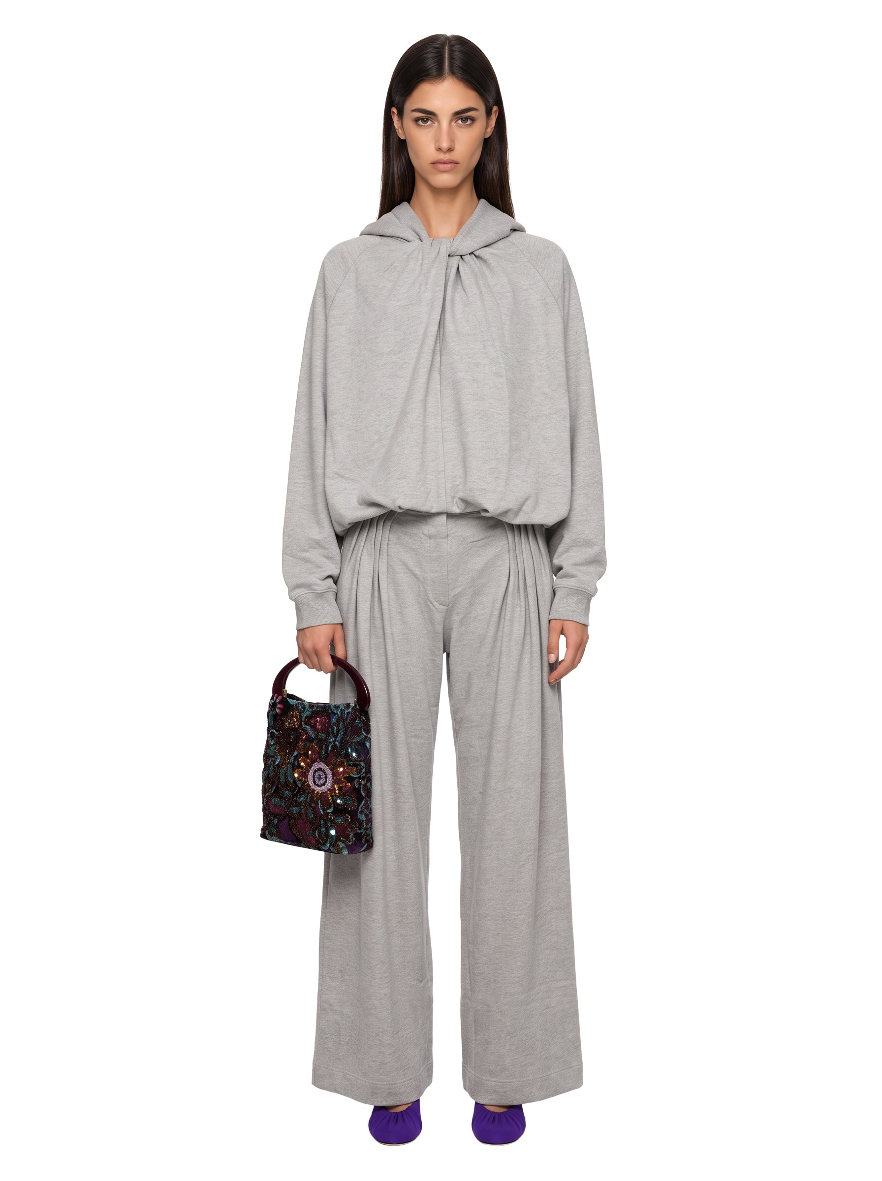 Felpa Hadella in grigio 