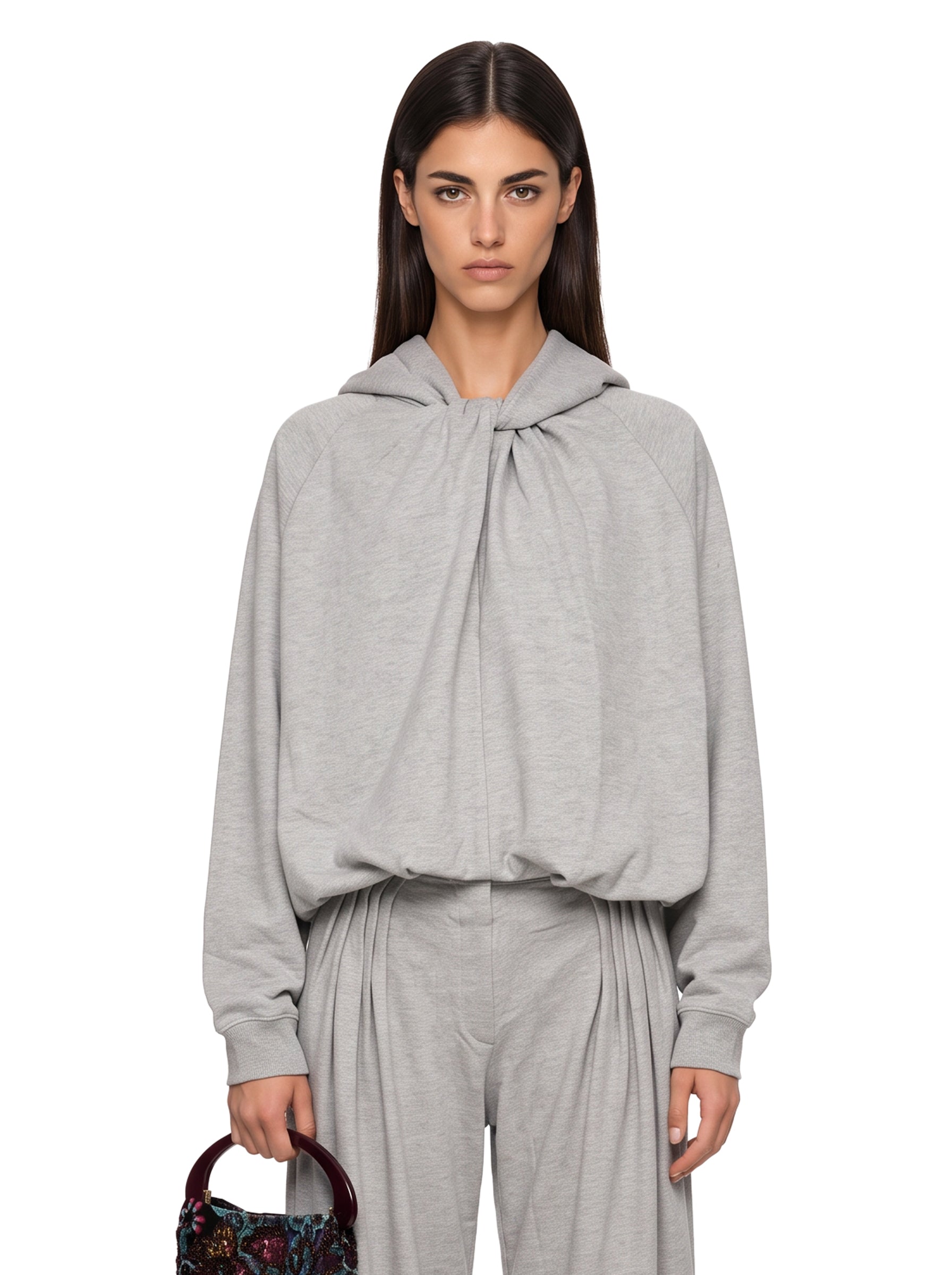 Felpa Hadella in grigio 