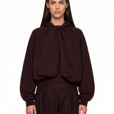 Pantaloni Hamesa in marrone 