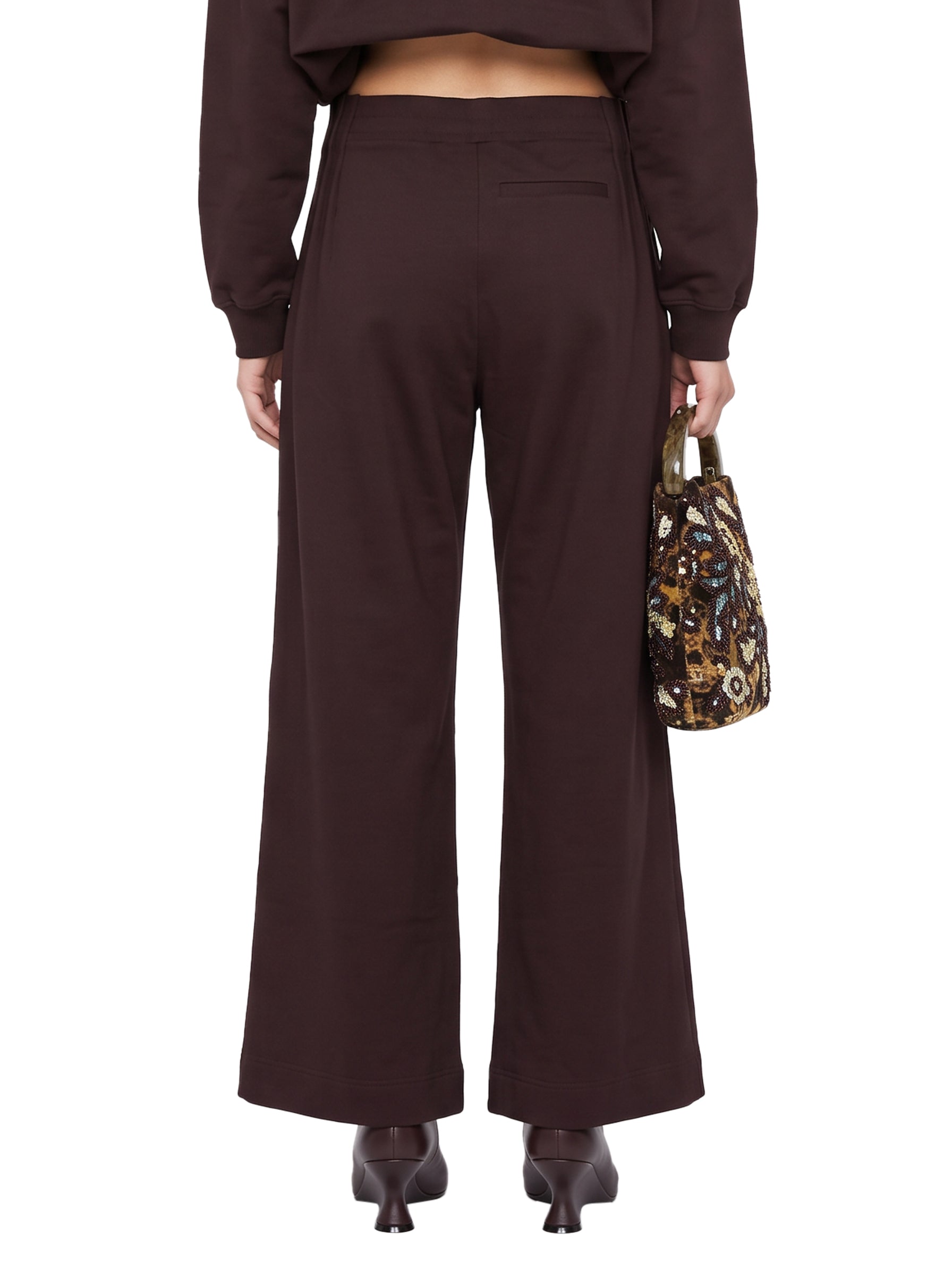 Pantaloni Hamesa in marrone 