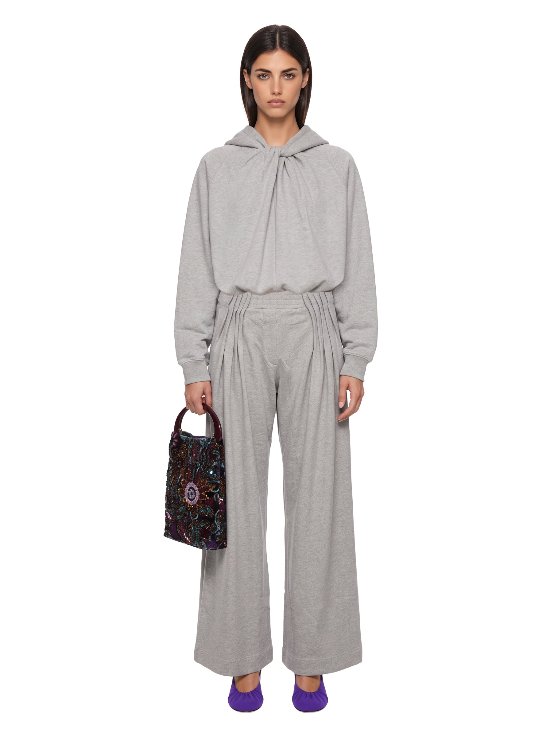 Pantaloni Hamesa in grigio 