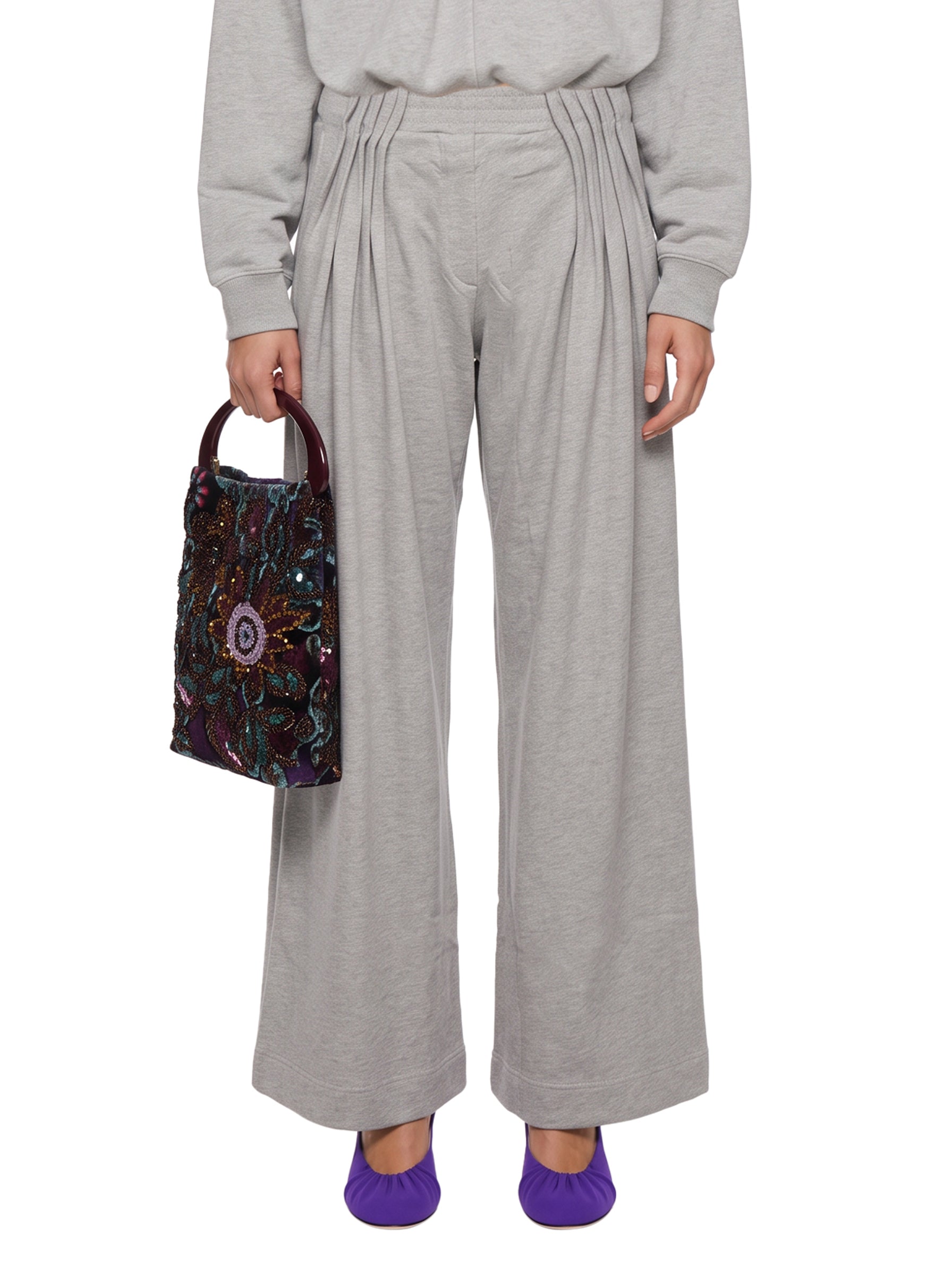 Pantaloni Hamesa in grigio 