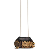 Borsa clutch ricamata multicolor 