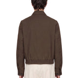 Giacca con zip bosier in marrone 