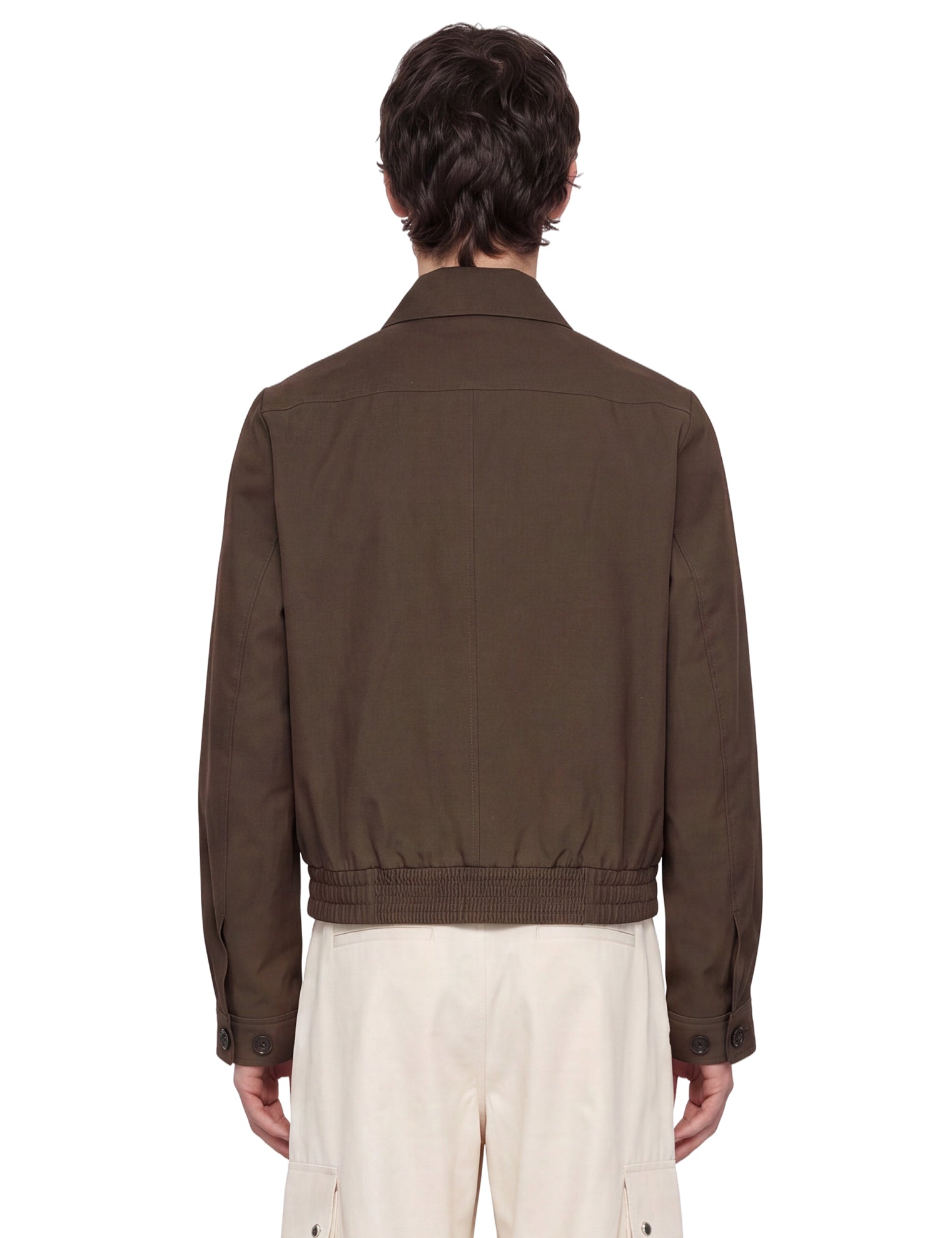 Giacca con zip bosier in marrone 