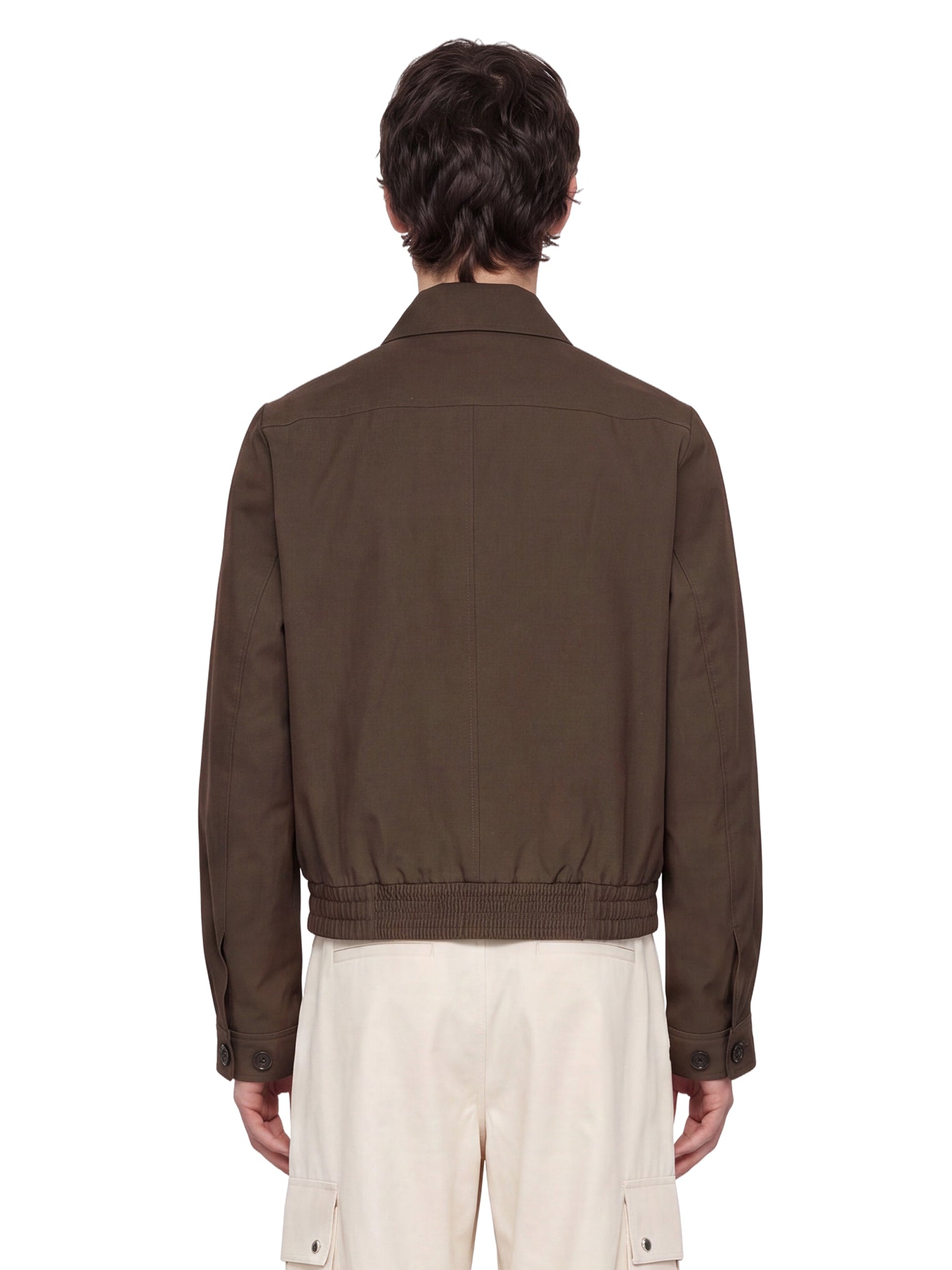 Giacca con zip bosier in marrone 