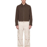Giacca con zip bosier in marrone 