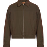 Giacca con zip bosier in marrone 