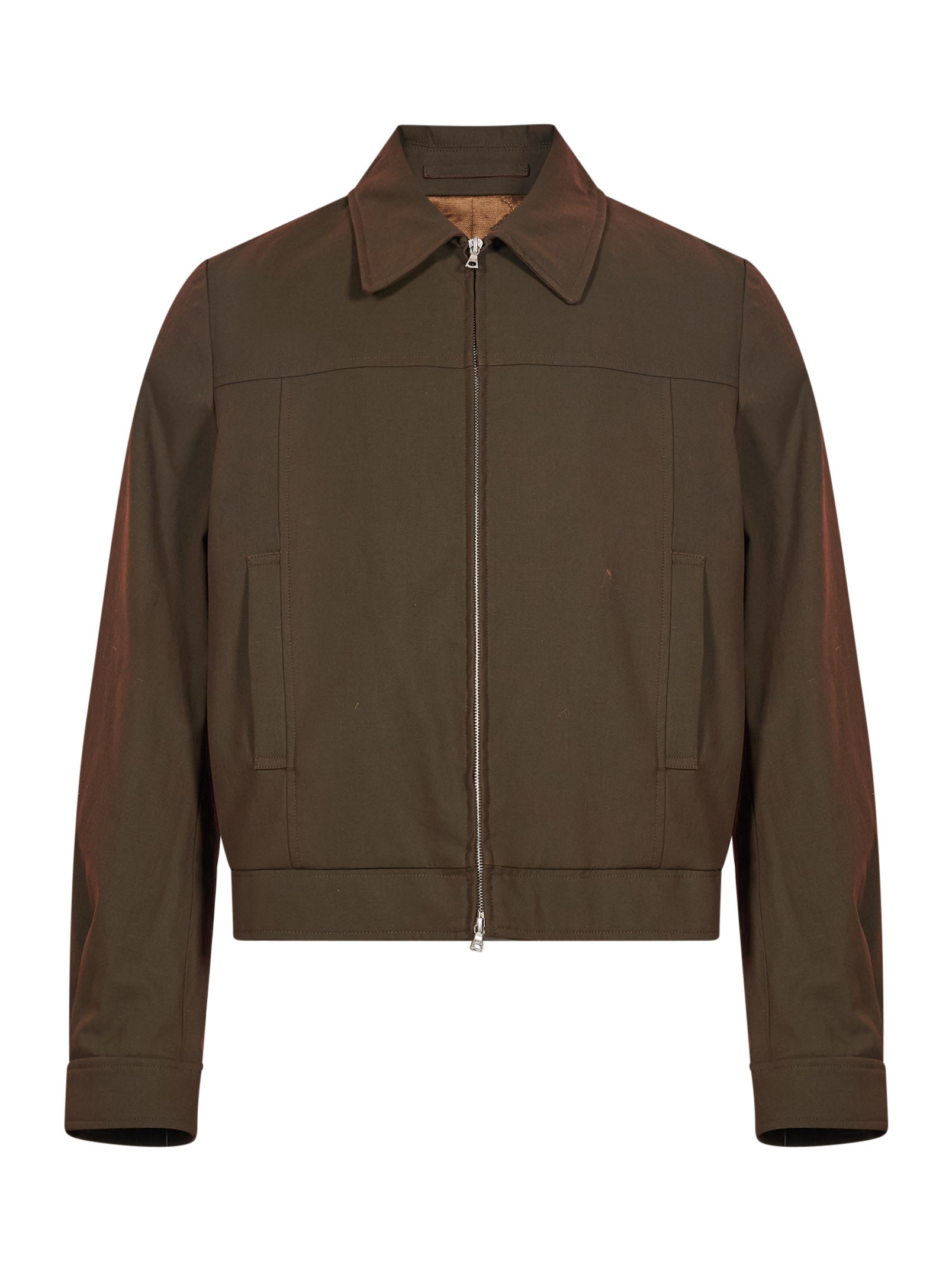 Giacca con zip bosier in marrone 