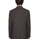 Blazer oversized in lana vernon in marrone 