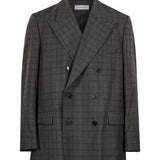 Blazer oversized in lana vernon in marrone 