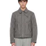 Giacca in lana Vince in grigio 