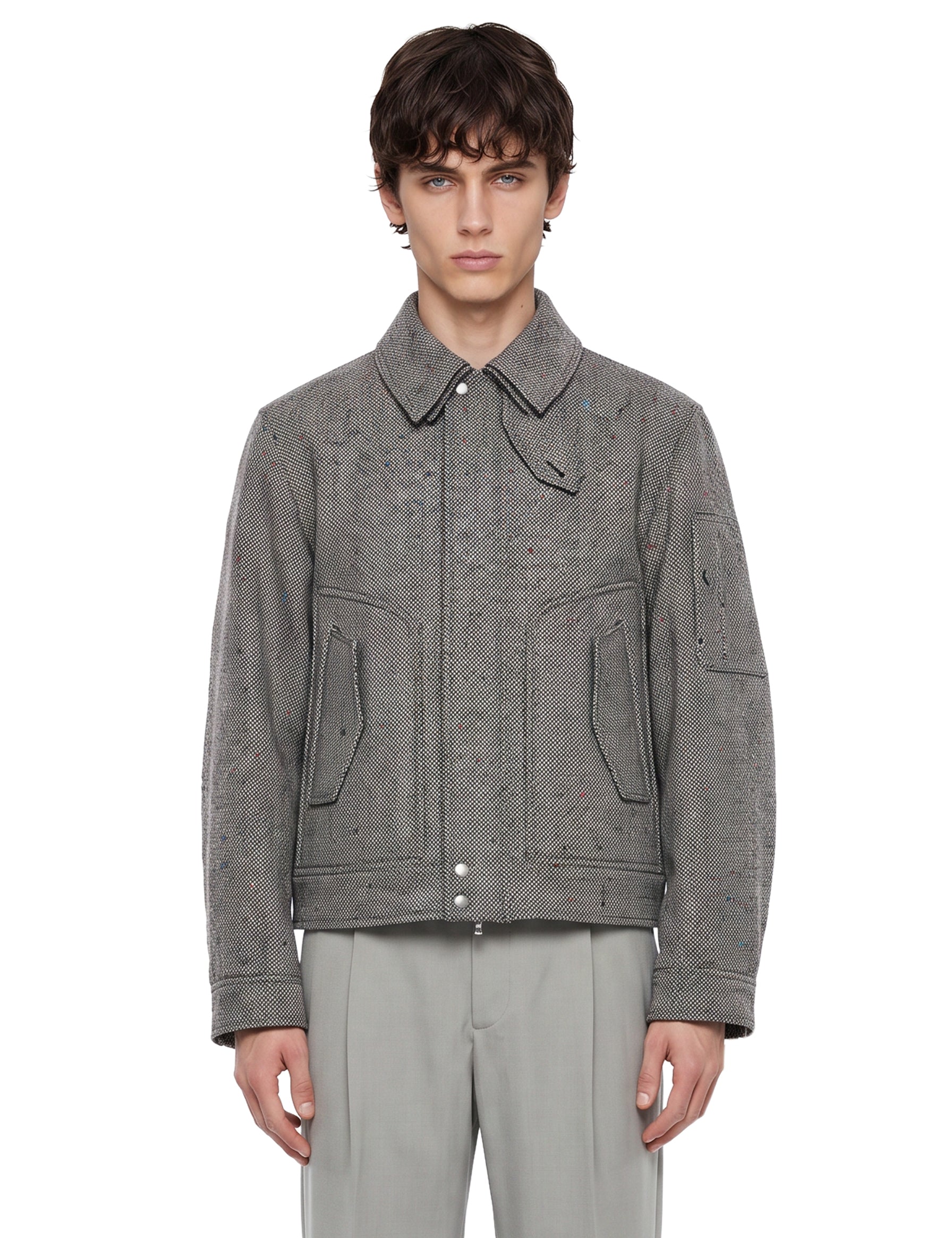 Giacca in lana Vince in grigio 