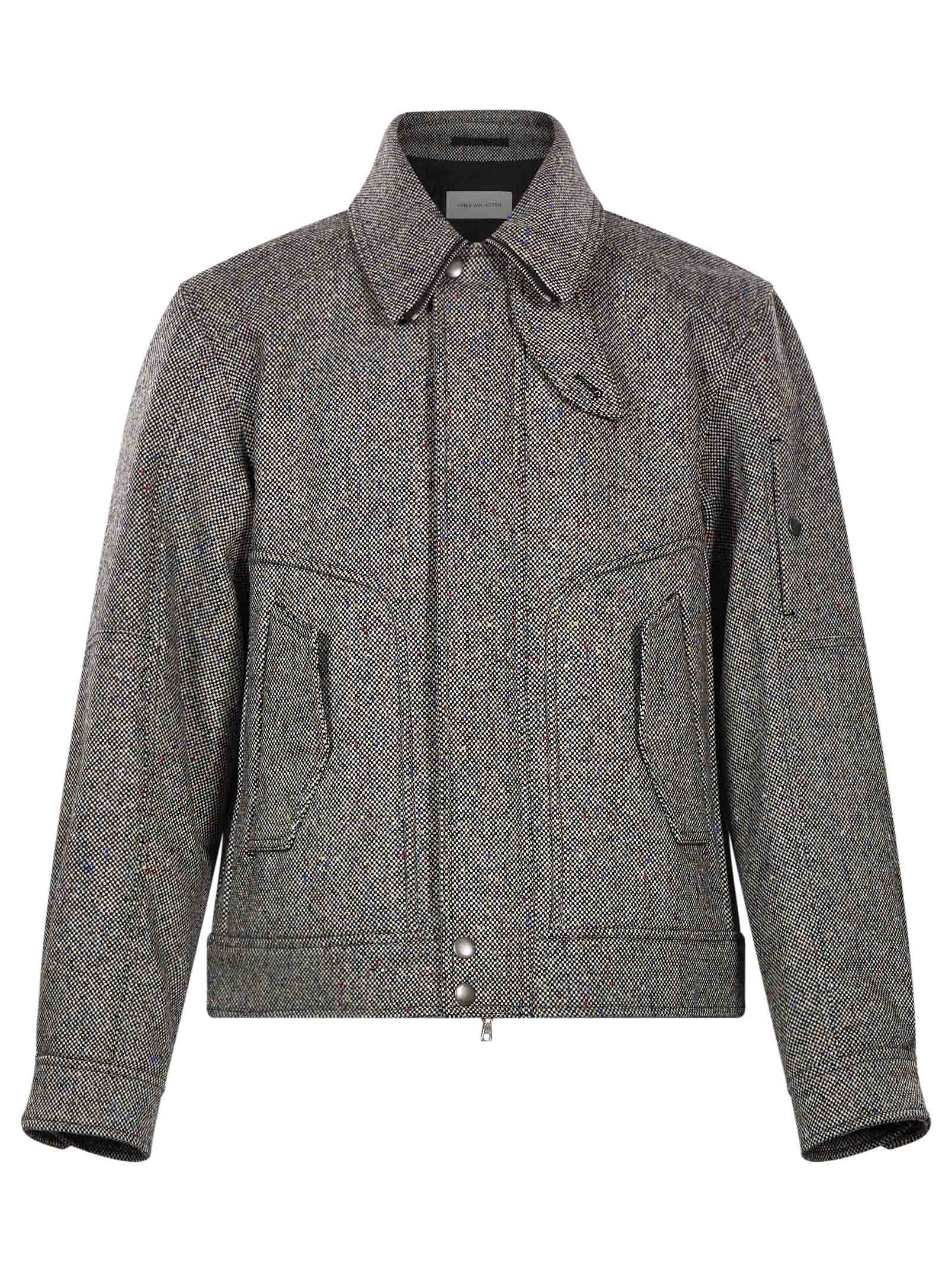 Giacca in lana Vince in grigio 