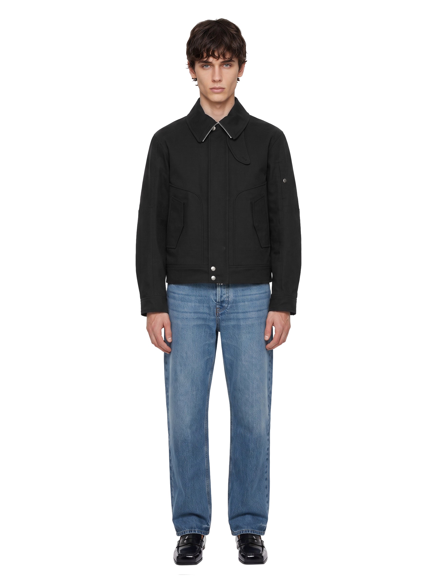 Giacca in lana Vince in nero 