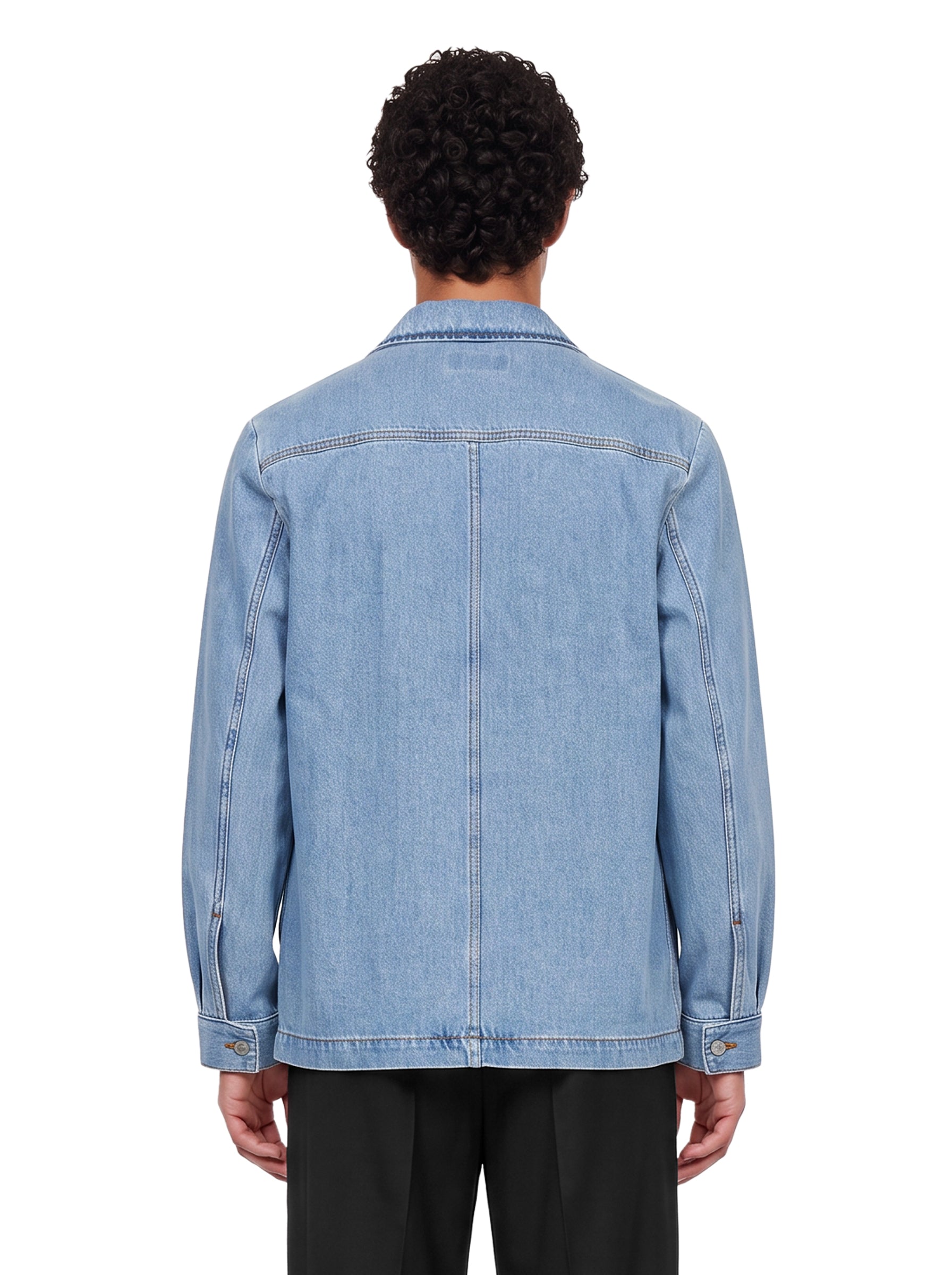 Camicia Vorman in denim blu 