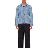 Camicia Vorman in denim blu 