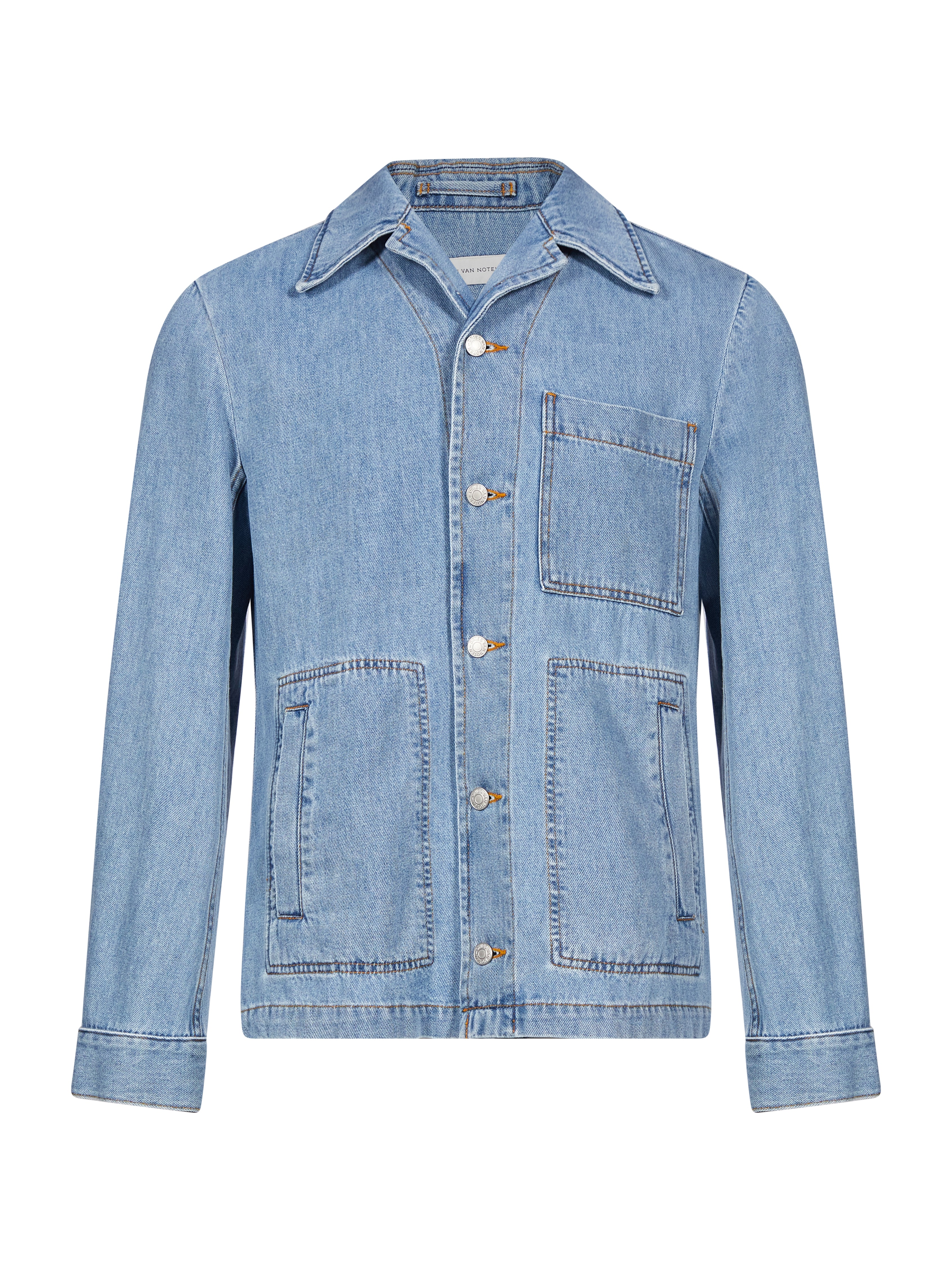 Camicia Vorman in denim blu 
