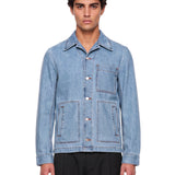 Camicia Vorman in denim blu 