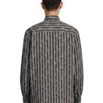 Camicia in cotone stampata multicolor 