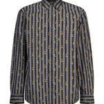 Camicia in cotone stampata multicolor 
