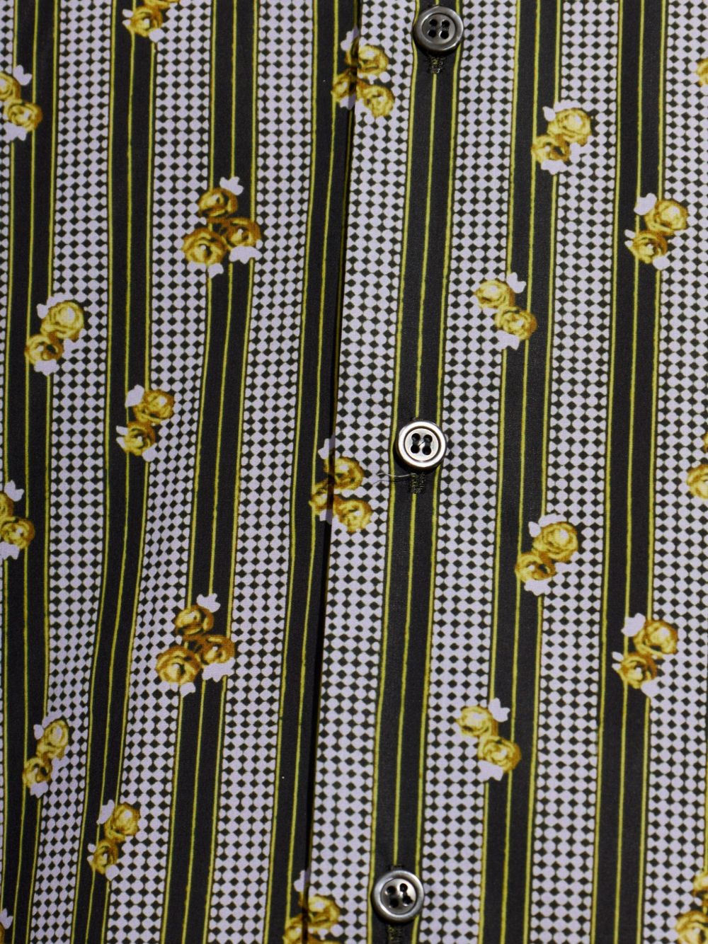 Camicia in cotone stampata multicolor 