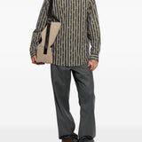 Camicia in cotone stampata multicolor 