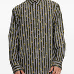 Camicia in cotone stampata multicolor 