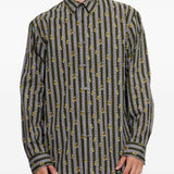 Camicia in cotone stampata multicolor 