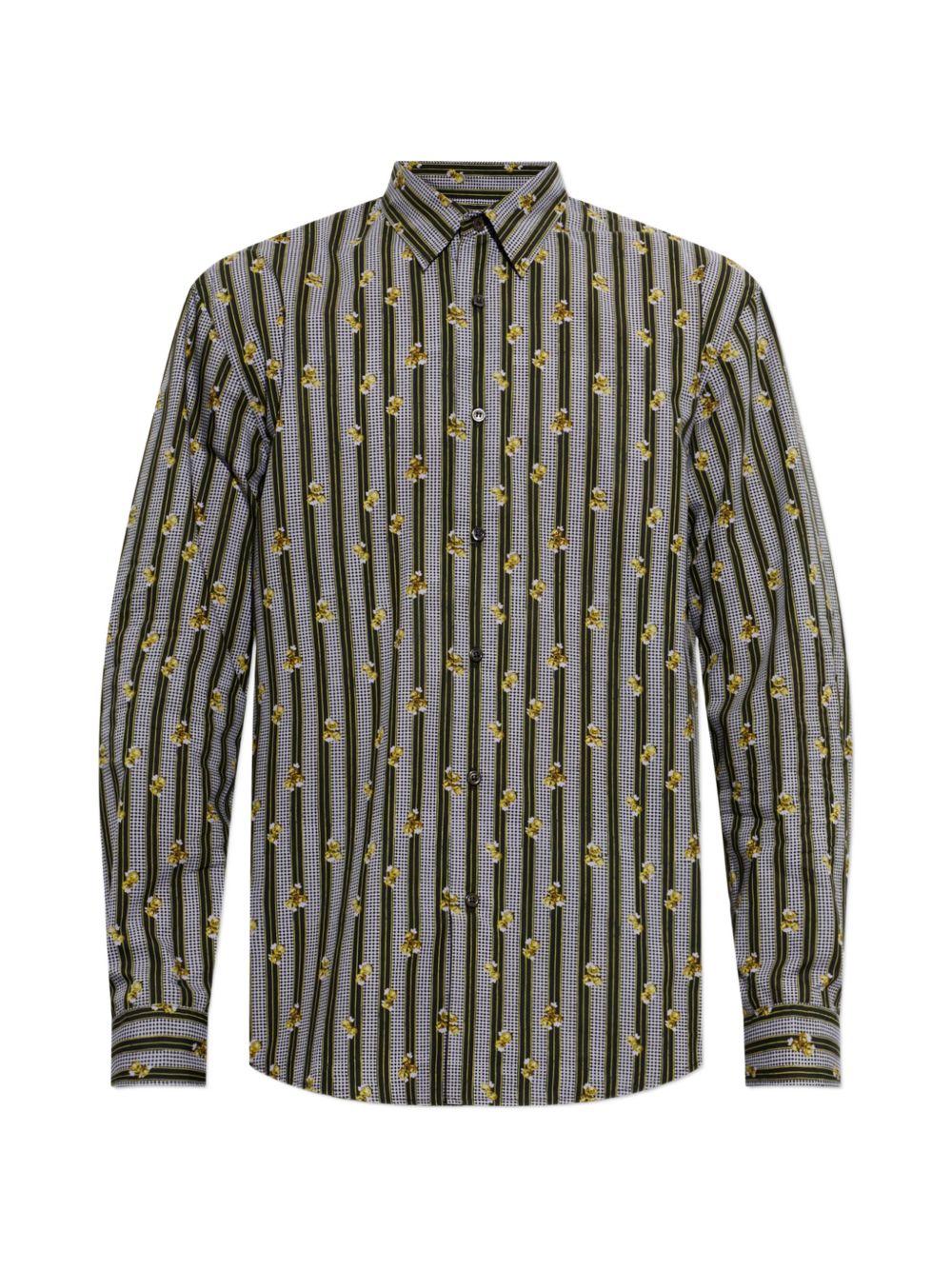 Camicia in cotone stampata multicolor 