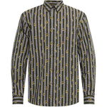 Camicia in cotone stampata multicolor 