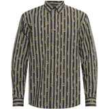 Camicia in cotone stampata multicolor 