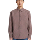 Camicia in cotone check multicolor 