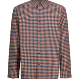 Camicia in cotone check multicolor 