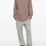 Camicia in cotone check multicolor 