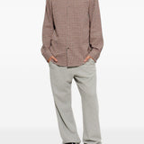 Camicia in cotone check multicolor 