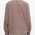 Camicia in cotone check multicolor 