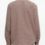 Camicia in cotone check multicolor 