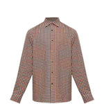 Camicia in cotone check multicolor 