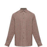 Camicia in cotone check multicolor 