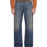 Jeans a gamba dritta in blu 