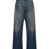 Jeans a gamba dritta in blu 
