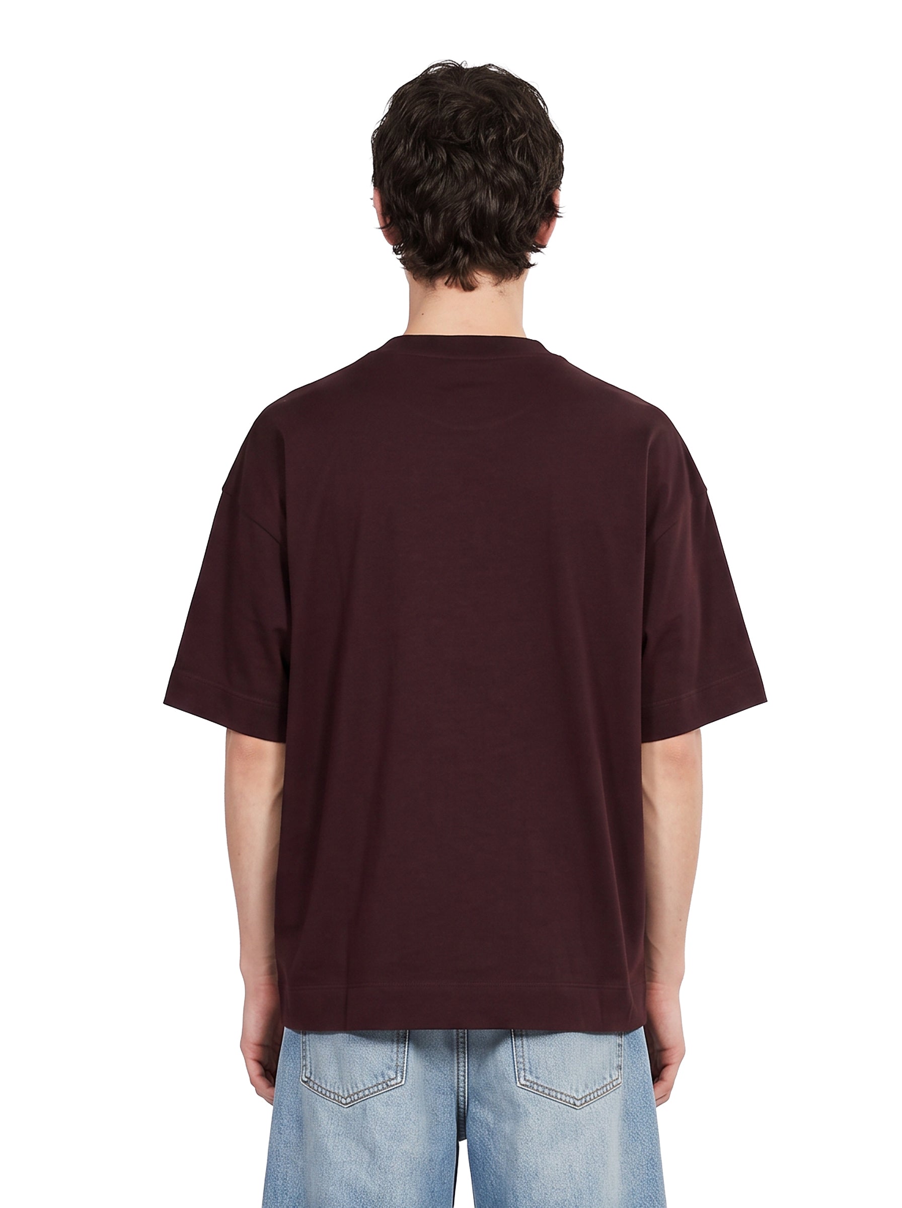 T-shirt Heno in bordeaux 
