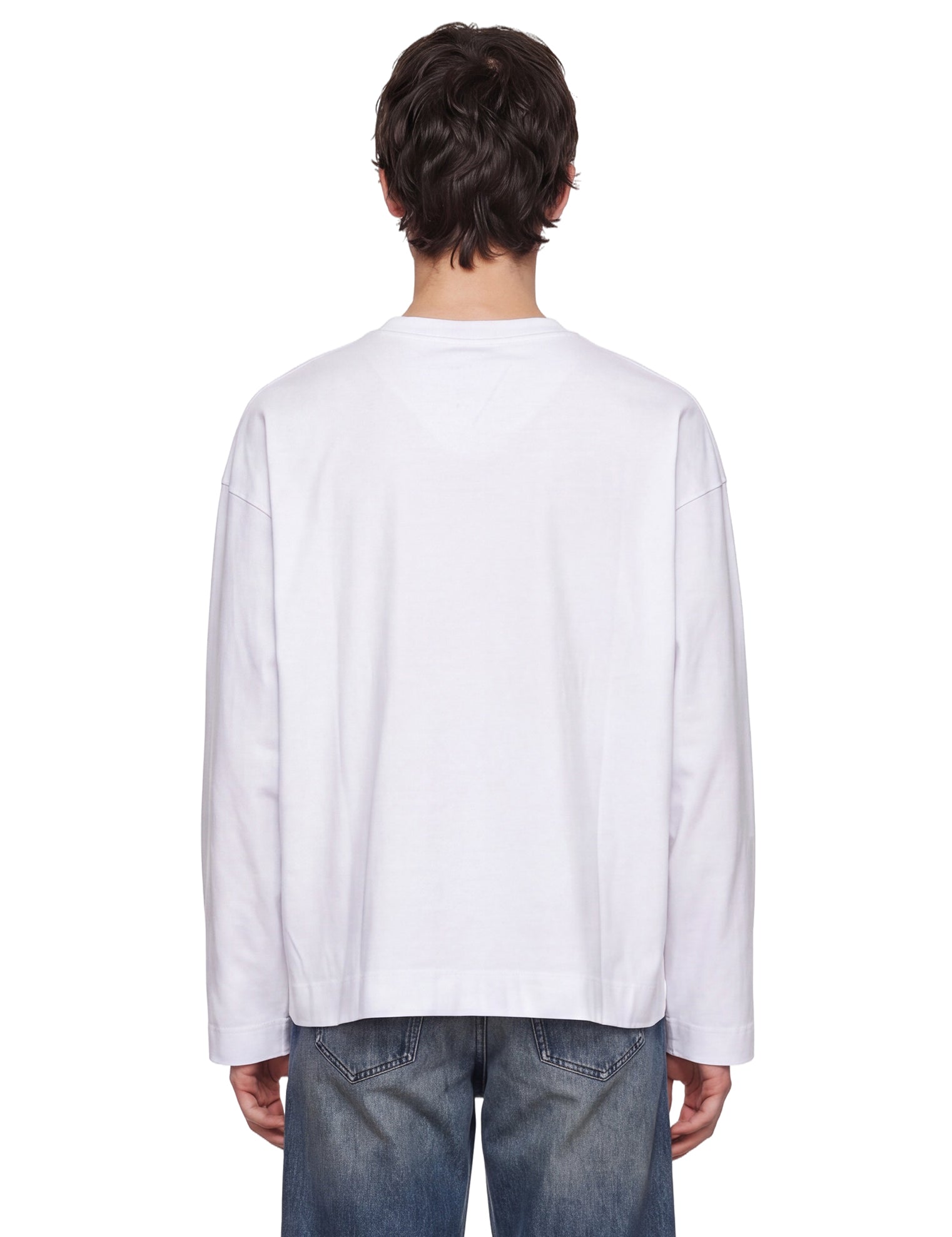 T-shirt a maniche lunghe hegland in bainco 
