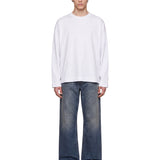 T-shirt a maniche lunghe hegland in bainco 