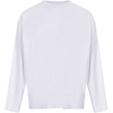 T-shirt a maniche lunghe hegland in bainco 