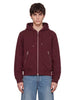 Harrino hoodie in burgundy